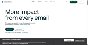 Customer.io screenshot 1