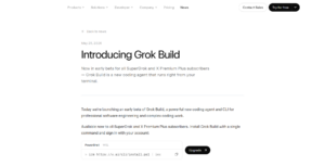 Grok Build screenshot 1