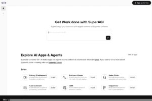 SuperAGI screenshot 1