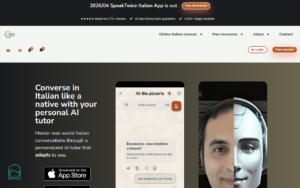 Think In Italian AI Language Tutor screenshot 1