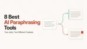 8 Best AI Paraphrasing Tools in 2026 for Rewriting Text, featured illustration