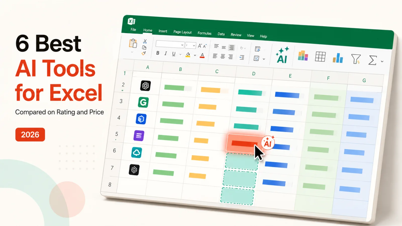 6 Best AI Tools for Excel and Sheets in 2026 (Compared)