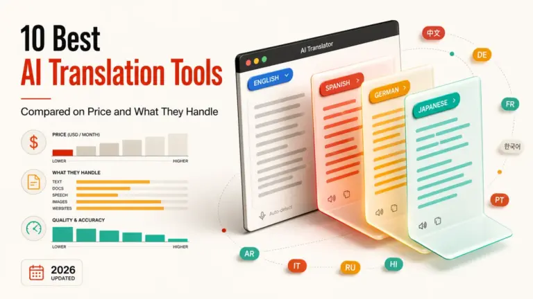 10 Best AI Translation Tools in 2026 (Compared)