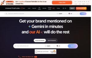 AnswerThePublic screenshot 1