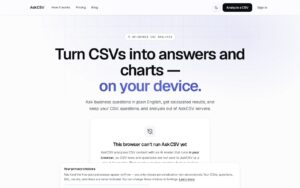 AskCSV screenshot 1