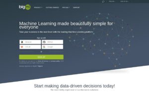BigML screenshot 1