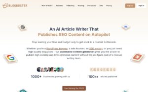 BlogBuster screenshot 1