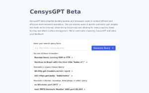 CensysGPT screenshot 1