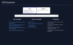 CFR Explorer screenshot 1