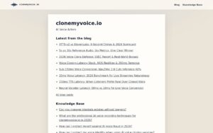 CloneMyVoice screenshot 1