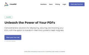 CloudPDF screenshot 1