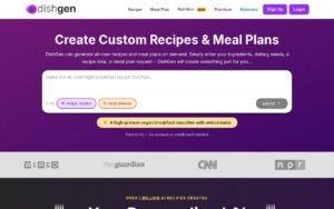 DishGen screenshot 1
