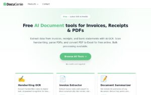 DocuGenie screenshot 1