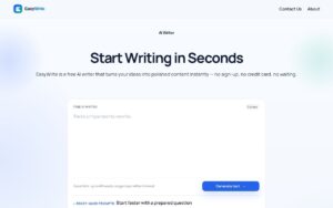 EasyWrite screenshot 1