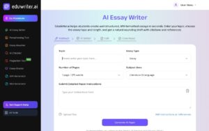 EduWriter.ai screenshot 1