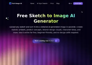 Fast Image AI Sketch to Image screenshot 1