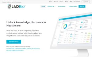 JADBio screenshot 1