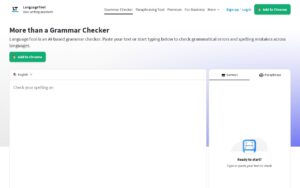 LanguageTool screenshot 1