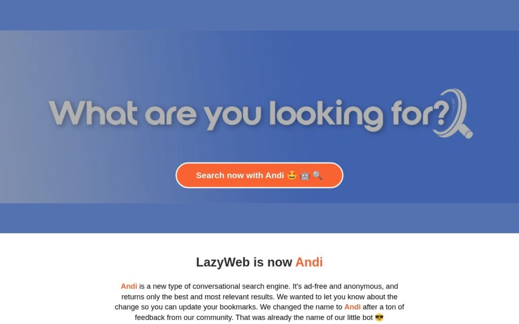 LazyWeb screenshot 1