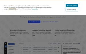 Mendeley screenshot 1