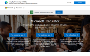 Microsoft Translator screenshot 1