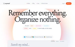 mymind screenshot 1