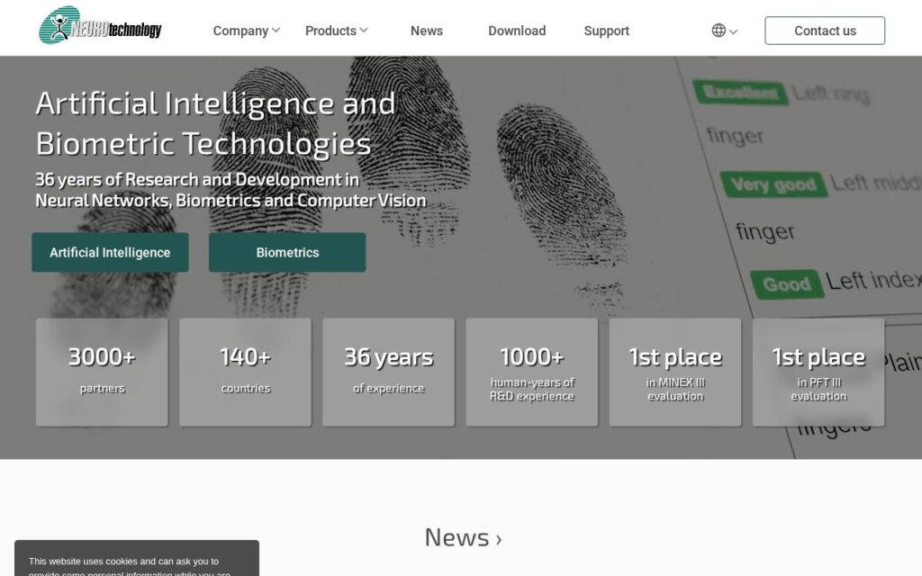 Neurotechnology screenshot 1