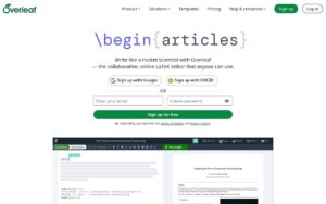 Overleaf screenshot 1