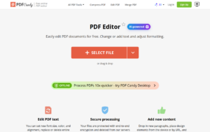 PDF Editor screenshot 1