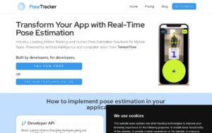 PoseTracker API screenshot 1