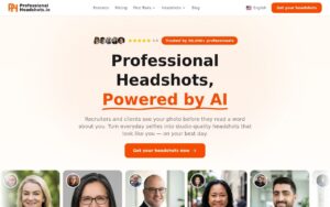 ProfessionalHeadshot.io screenshot 1