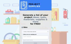 Project Supplies screenshot 1