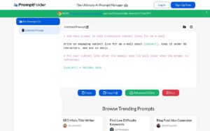 PromptFolder screenshot 1