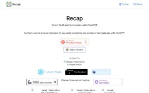Recap screenshot 1