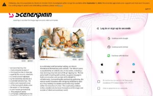 SceneXplain screenshot 1