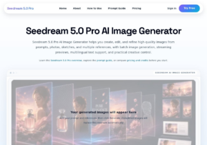 Seedream 5.0 Pro AI Image Generator screenshot 1