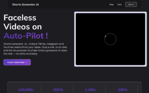 Shorts Generator screenshot 1