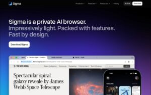 Sigma AI Browser screenshot 1