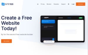 SITE123 screenshot 1