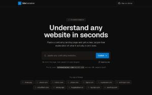 SiteExplainer screenshot 1