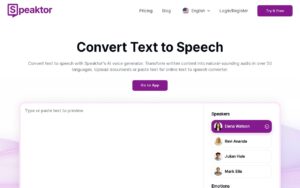 Speaktor screenshot 1