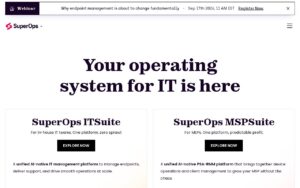 SuperOps screenshot 1
