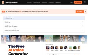 The AI Voice Generator screenshot 1