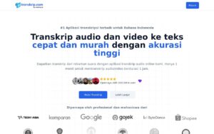 Transkrip screenshot 1