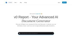 v0 Report screenshot 1