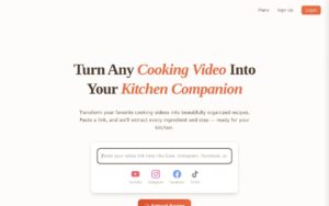 Video2Recipe screenshot 1