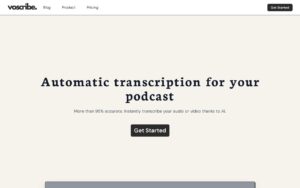 Voscribe screenshot 1