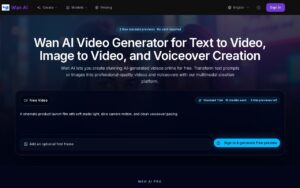 Wan AI screenshot 1