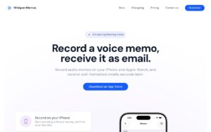 Whisper Memos screenshot 1