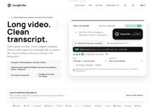 LongScribe screenshot 1